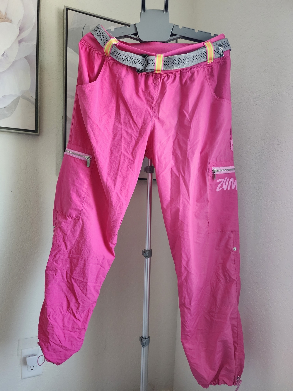 Zumba Fitness XLarge Hot Pink Active  Cargo Pants